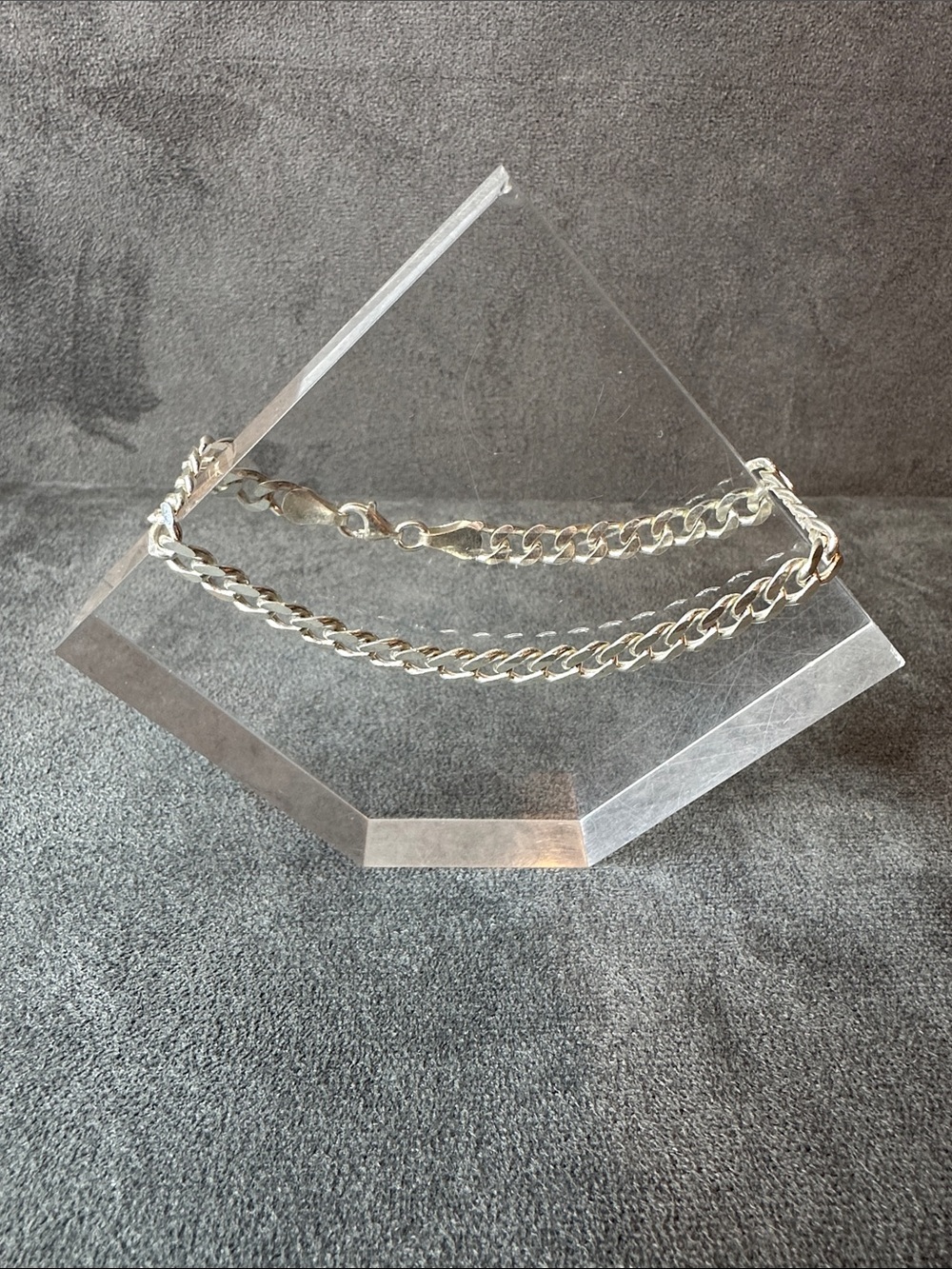 Sterling Silver Chain Bracelet - Silver Women's Accessory